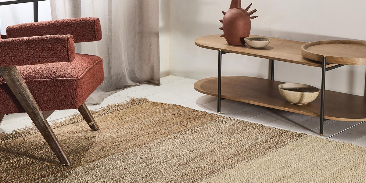 ¿Cómo estilizar las alfombras de yute en tu casa? jute rug styles