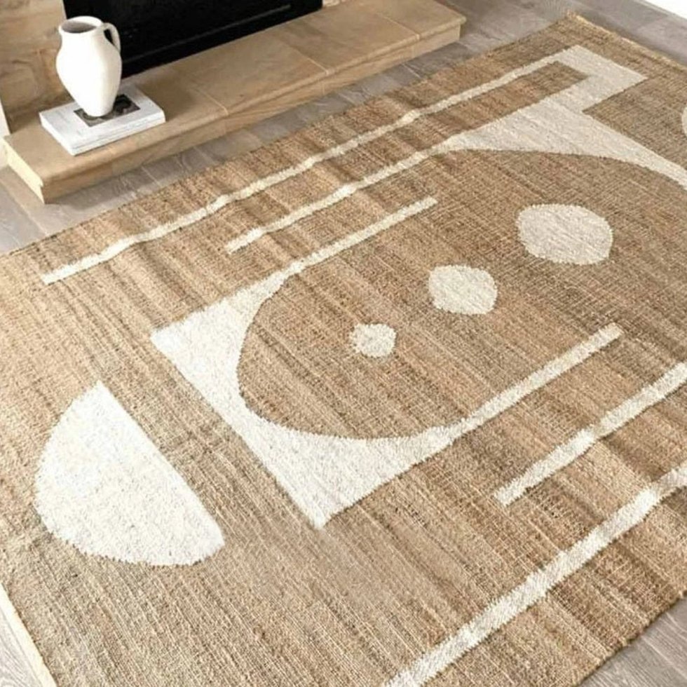 Alfombra de yute de algodón - Imagen 2
