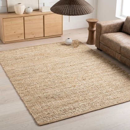 Inicio Natural fiber jute rug