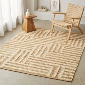 Inicio Scandinavian style hemp jute rug