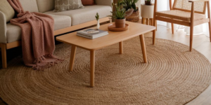 Inicio round jute design